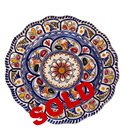 Majolica Blue Plate