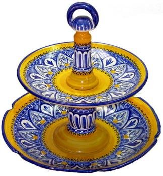 Majolica Snack Tray