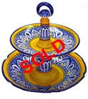 Majolica Snack Tray