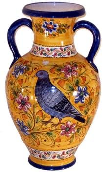 Majolica Bird Vase