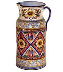 Tall Majolica Jar