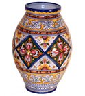 Decorative Toledo Majolica Vase