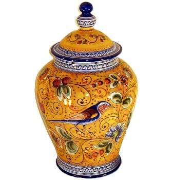 Majolica Ginger Jar