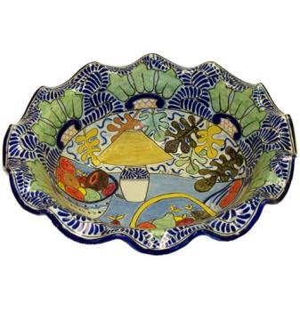 Antique Uriarte Talavera Bowl