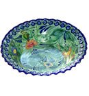 Talavera Bowl with Green Background