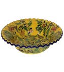 Talavera Bowl with Yellow Background