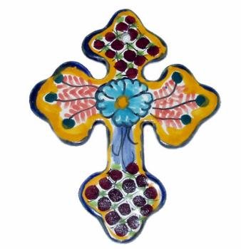 Talavera Colonial Cross Mini