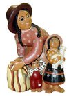 Peru Clay Mother and Children