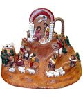 Peru Clay Nativity Scene
