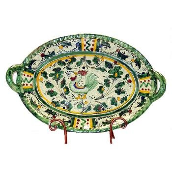 Talavera Rooster Oval Platter