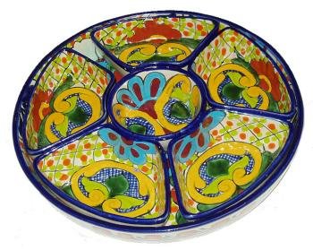 Chip and Dip Talavera Platter