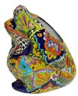 Multicolor Talavera Frog Planter Medium