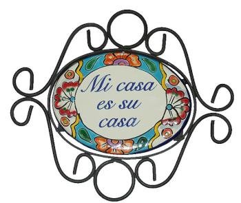 Mi Casa es su CasaTalavera Plate