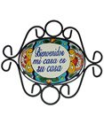 Bienvenido Mi Casa es su Casa Talavera Plate