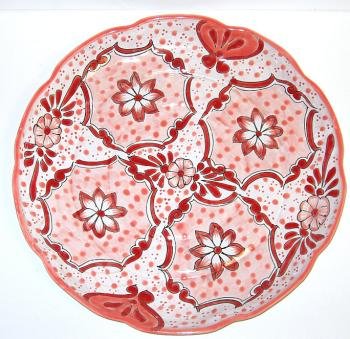 Pink Talavera Castillo Platter