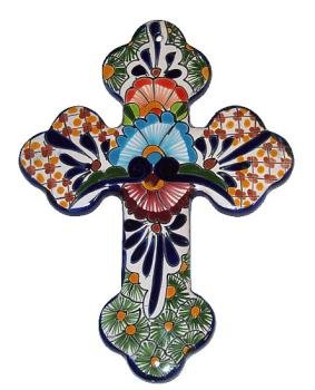 Castillo Mexican Talavera Cross
