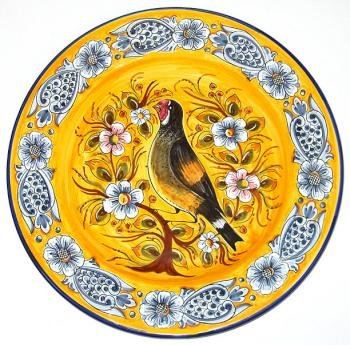 Decorative Spanish Majolica Platter