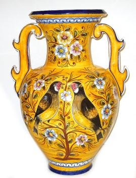 Decorative Spanish Majolica Jar
