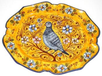 Oval Majolica Platter
