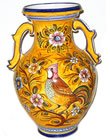 Double Handled Spanish Majolica Jar