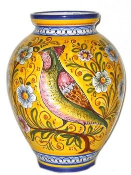 Classic Spanish Majolica Vase