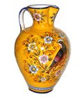 Spanish Majolica Vase with Handle