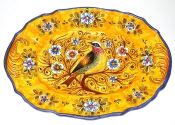 Oval Majolica Platter