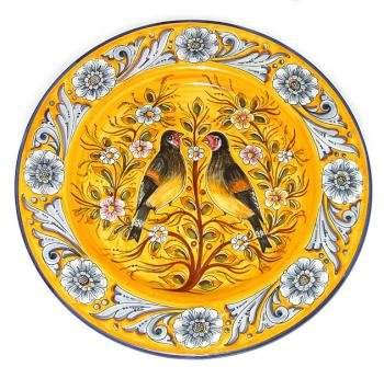 Round Spain Majolica Platter