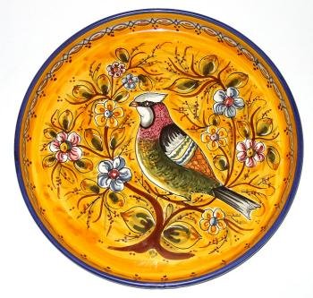 Round Majolica Tray