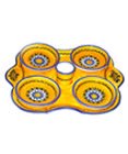 Majolica Chip and Dip Platter