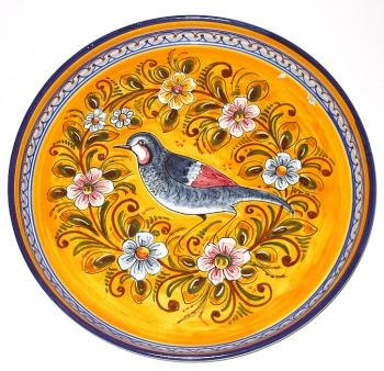 Round Majolica Tray