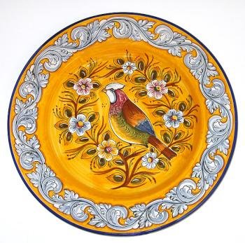 Round Toledo Majolica Platter