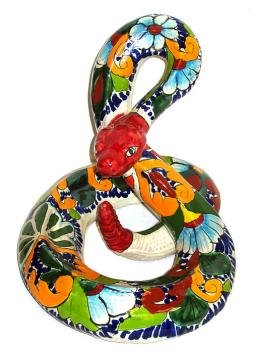 Venegas Multicolored Talavera Rattlesnake