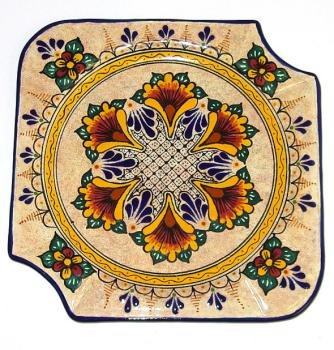 Alonso Luis Square Talavera Platter