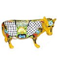 Multicolored Talavera Cow