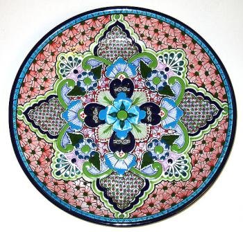 Round Leal Talavera Platter