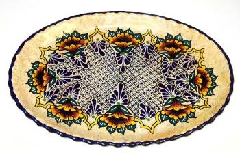 Oval Alonso Luis Puebla Talavera Platter