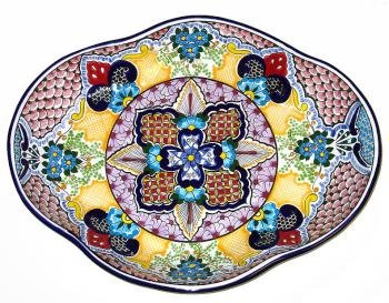 Oval Wall Mount Talavera Platter