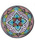 Round Mexican Talavera Pottery Platter