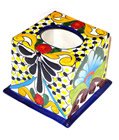 Talavera Tissue Box Cover