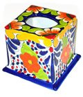 Puebla Talavera Tissue Box Cover