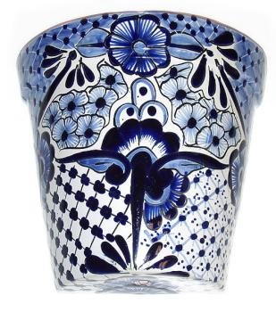 Blue Venegas Talavera Wall Planter