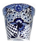 Blue Venegas Talavera Wall Planter