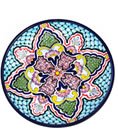 Puebla Mexico Round Talavera Plate