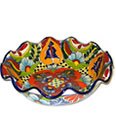 Round Talavera Pottery  Bowl