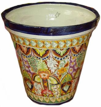 Talavera Pottery Tree Planter Flowerpot