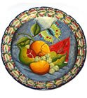 Round Mexican Majolica Platter