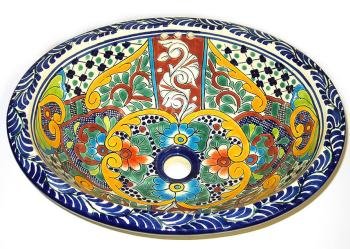 Classical Rimmed Talavera Sink