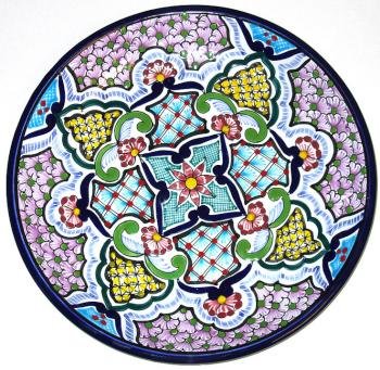 Round Leal Talavera Plate
