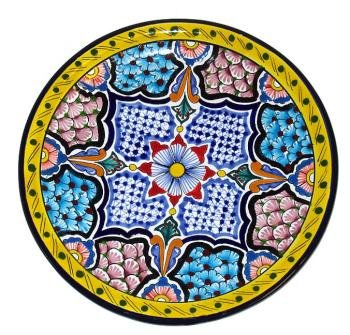 Leal Round Talavera Plate